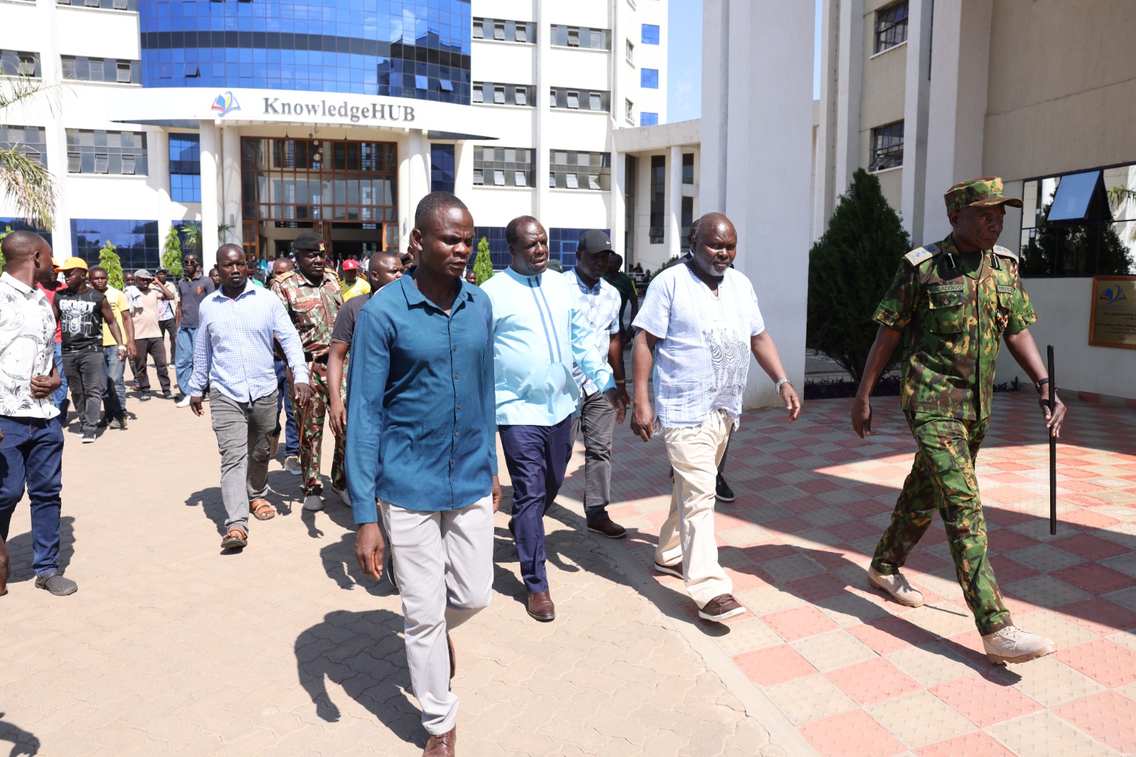 CABINET SECRETARY WYCLIFFE OPARANYA PAYS COURTESY CALL TO TOM MBOYA UNIVERSITY